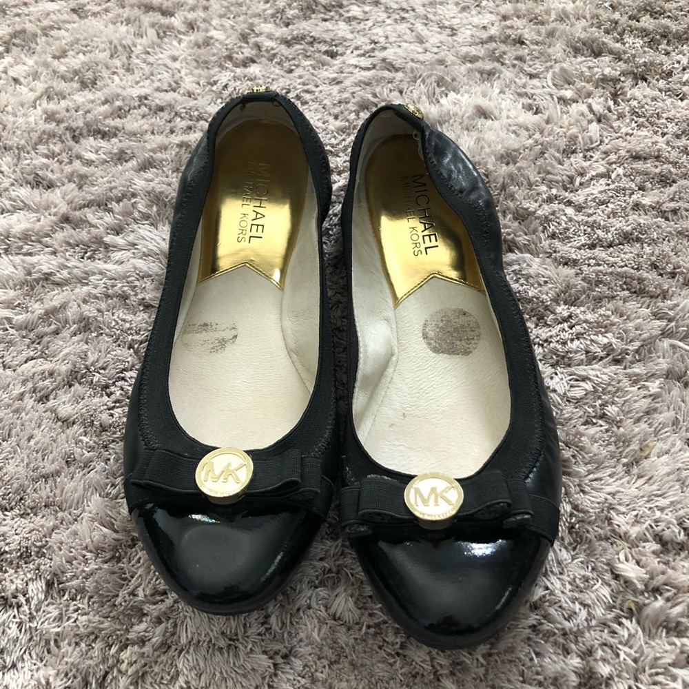 Michael Kors Black Flats